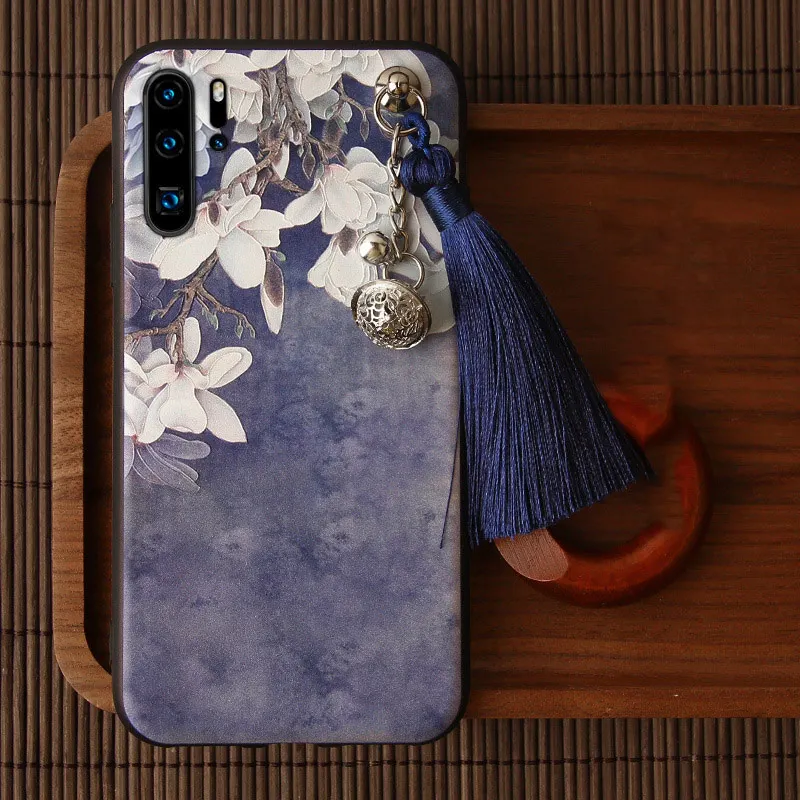 Pattern D 3D рельефный чехол для samsung Galaxy Note 10 Plus 5G 9 8 S10 S9 S8 Plus, чехол с кисточкой, тисненый противоударный мягкий чехол на заднюю панель, чехол - Color: Pattern D