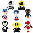 Плюшевая игрушка Funkin в стиле аниме пятничная ночь, 25 см, милая спутанная месячная набивная кукла с насосом, Детская кукла, модель, подарок