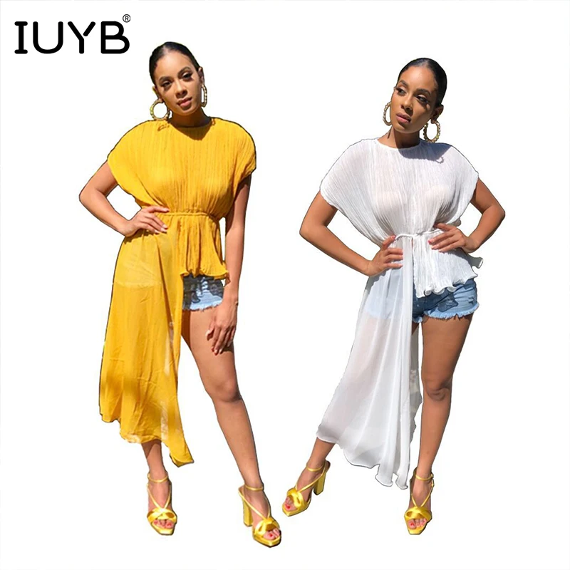 IUYB 2019 Новая летняя специальная Сексуальная Женская Асимметричная уличная