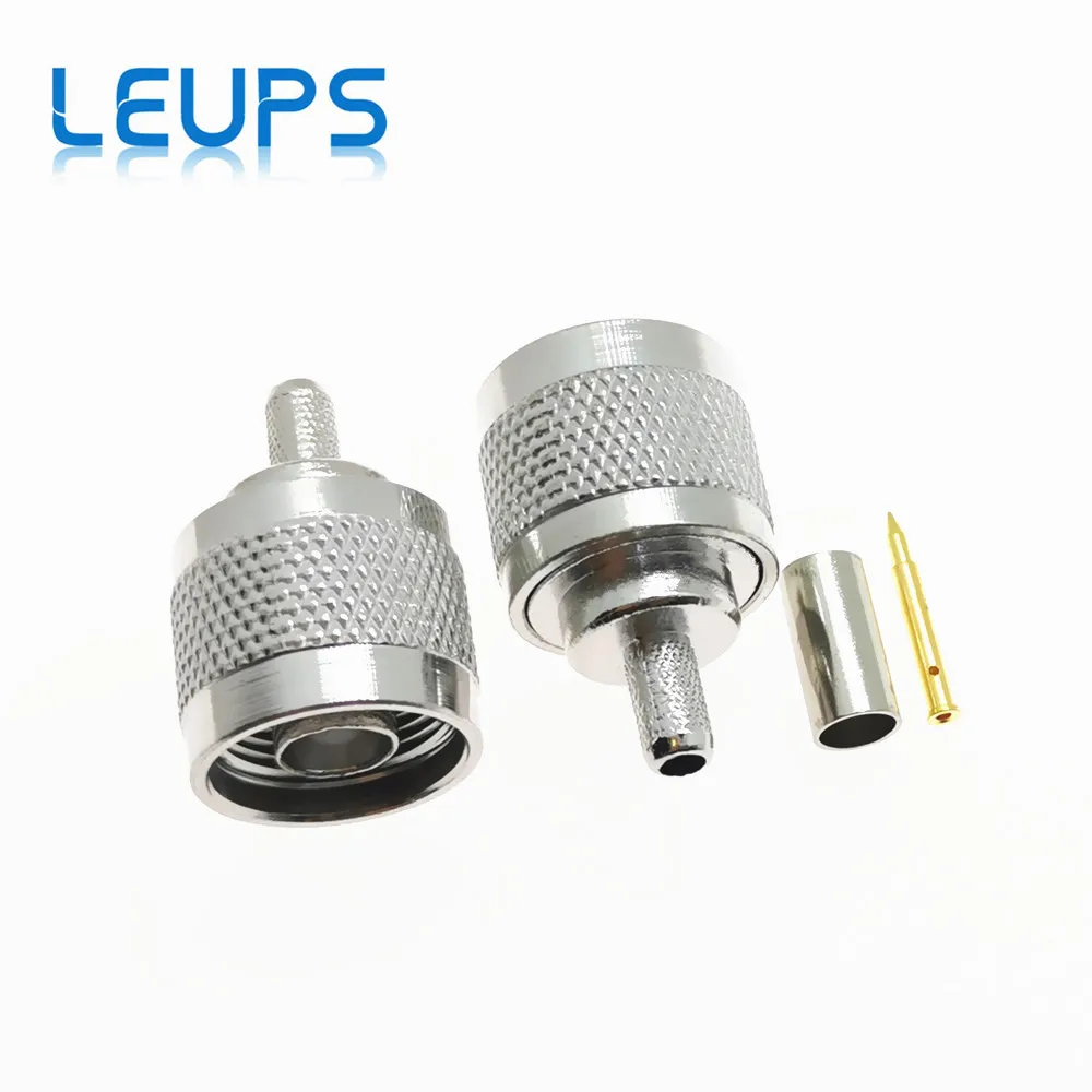 50 шт. N Штекерный обжимной соединитель RG58 RG142 RG223 LMR195|connector crimp|connector nconnector plug |