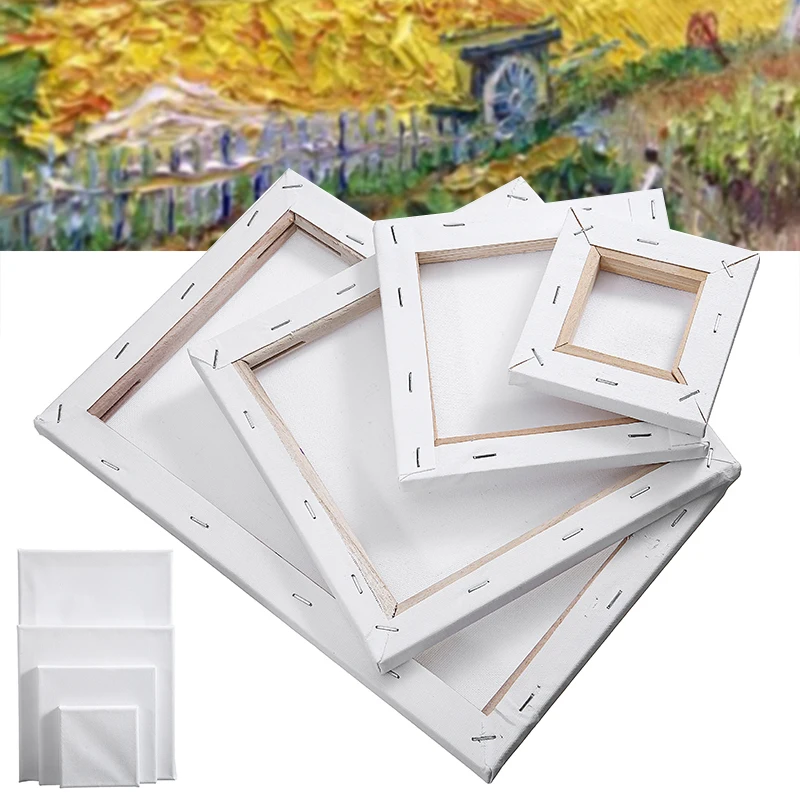Маленькая художественная доска для рисования белая деревянная рамка пустая
