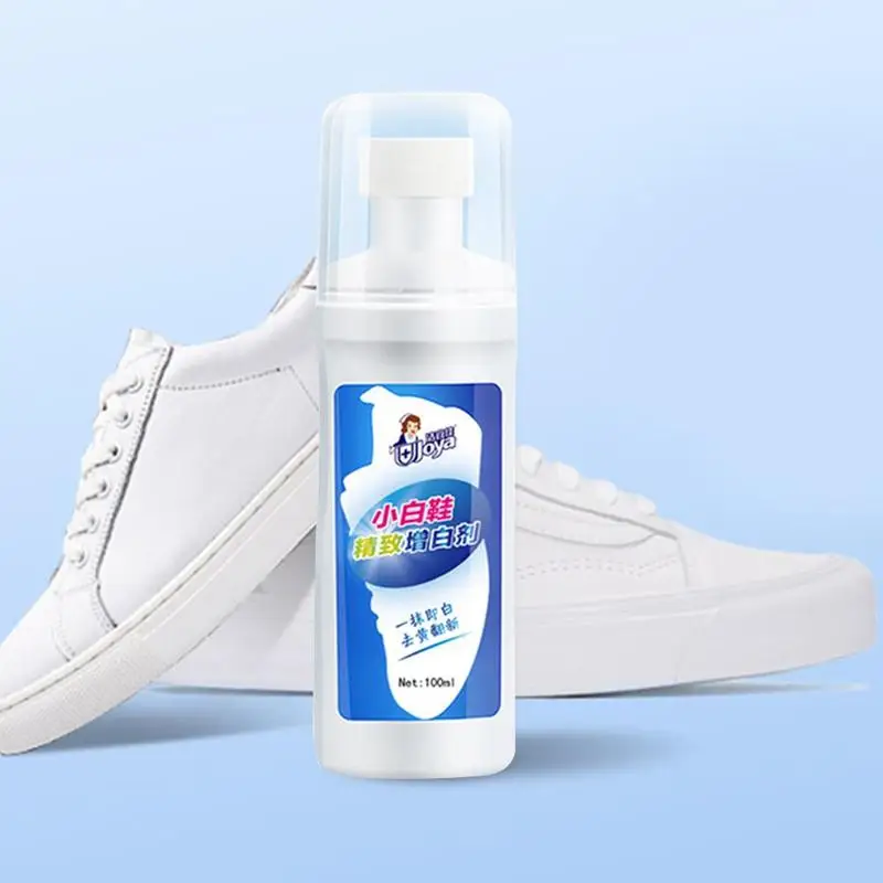 Limpiador de Zapatos blanco, herramienta de limpieza de esmalte refrescante para zapatillas de cuero informales, cepillos de zapatos TB, 1 ud.