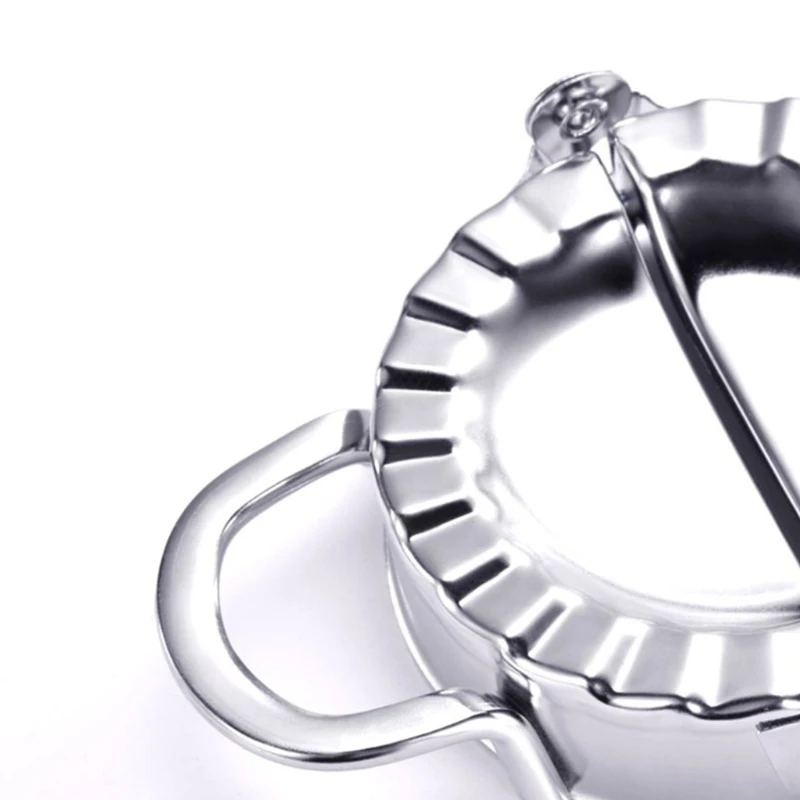 

2PCS Dumpling Maker and Cutter Stainless Steel Ravioli Skin Empanada Press Pie