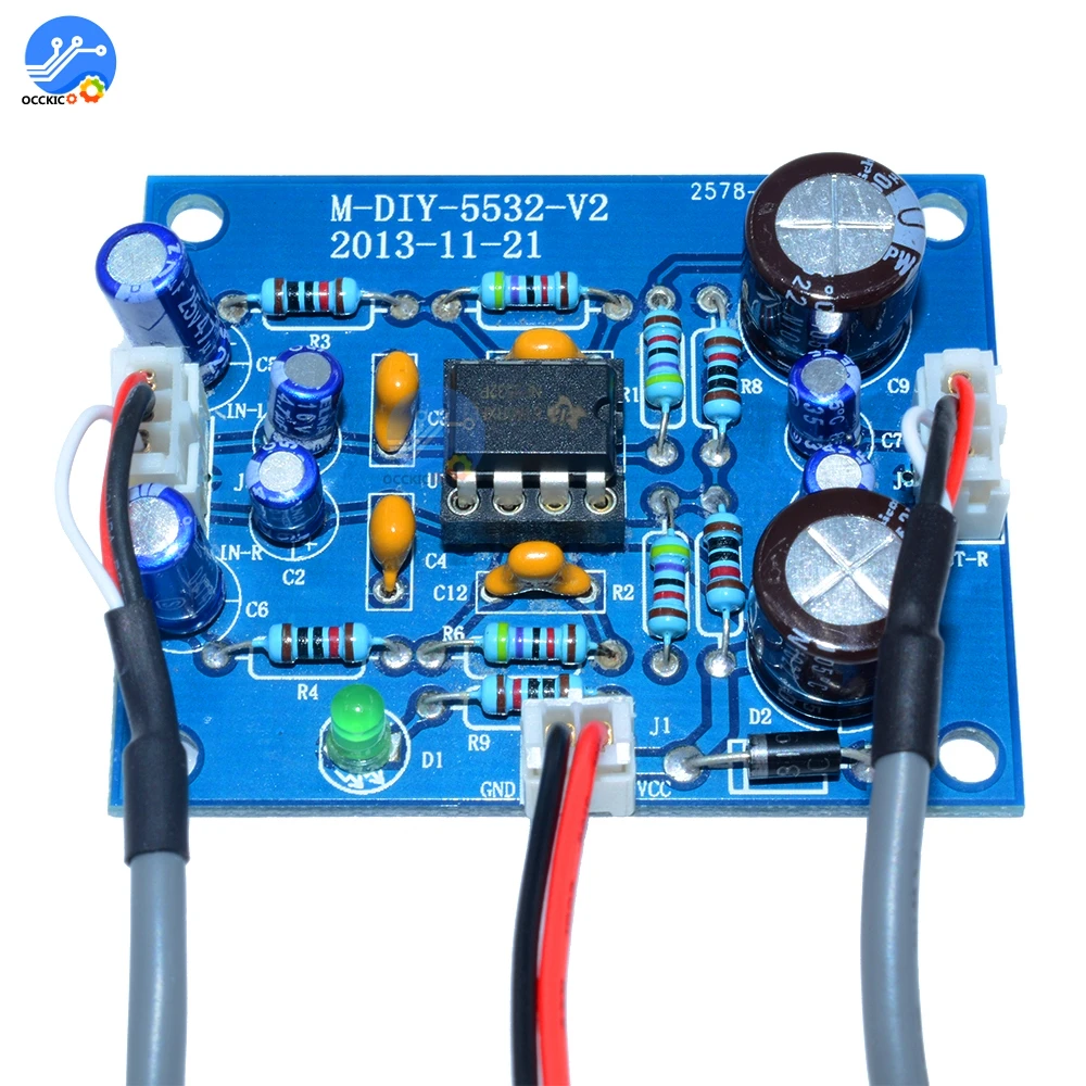 NE5532 OP-AMP Stereo sound amplifier board for speakers DIY kit Control Board Circuit Sound Development Arduino | Электроника