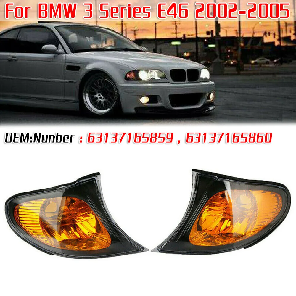 

Lens Turn Signal Light Light OE Parts Signal 2x 63137165859 63137165860 Accessory Amber Corner