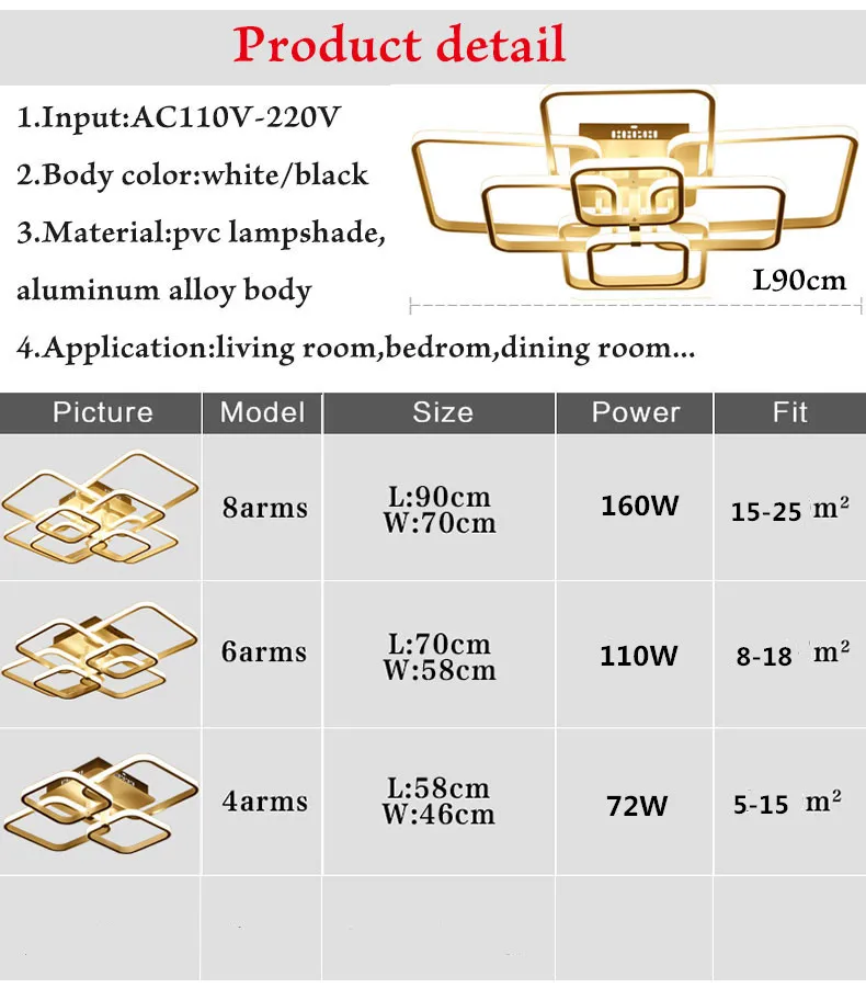 Потолочная люстра светодиодная для гостиной столовой спальни|Люстры| |