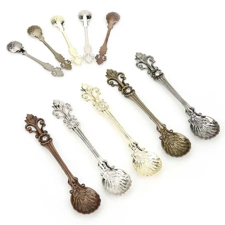 Многоразовые соломенные соломинки из нержавеющей стали 5 шт. Винтажный стиль