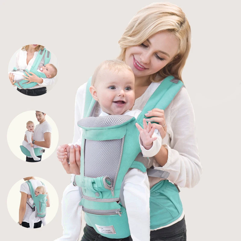 

Baby Carriers Multifunctional Four-season Universal Front Holding Baby Carrier Baby Waist Stool Infant Mother And Child Supplies