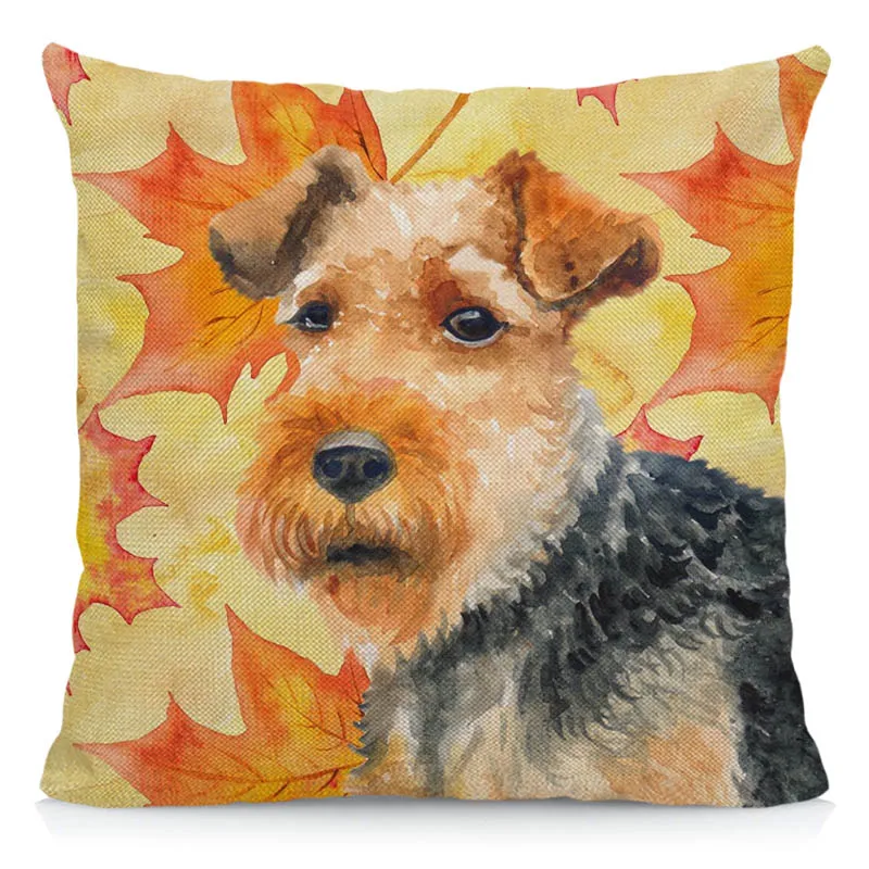 Чехол для подушки Welsh Terrier 45x45 см