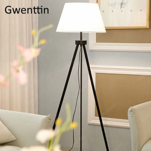 Floor Lamp B Скандинавский тренога Торшеры для гостиной, спальни, абажур, Светильники для дома, арт-деко, современные светодиодные световые стойки, светильник - Цвет абажура: Floor Lamp B