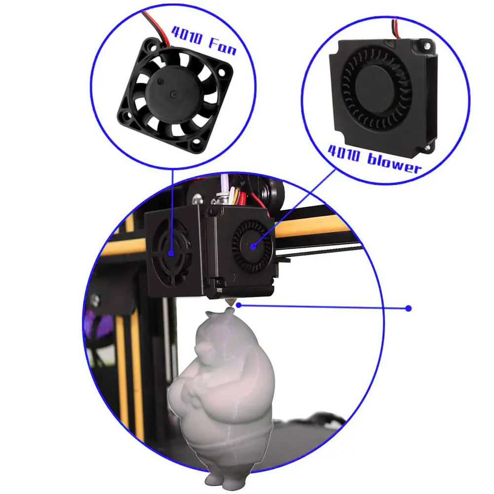 

New MK8 Extruder 3D Printer Extruders Kit Assembly Fully Equipped with Hotend for 3D Printer 12V 3D Printer Parts