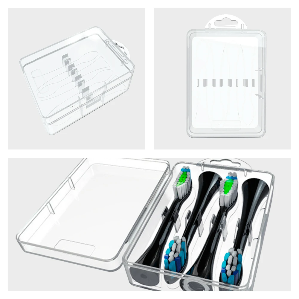 Коробка с электрической щеткой|Насадки для зубных щеток| |