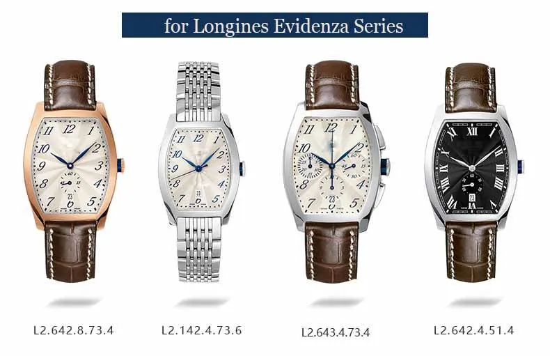 Ремешок из телячьей кожи для часов Longines Masters коллекция ремешок для часов Ремни Браслеты из воловьей кожи 14 15 18 19 20 21 22 мм ремешок для мужчин