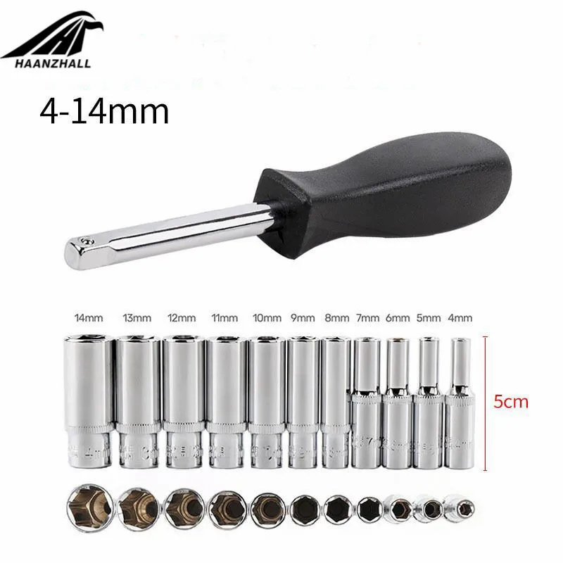 

Набор головок CRV 1/4", 11 шт.