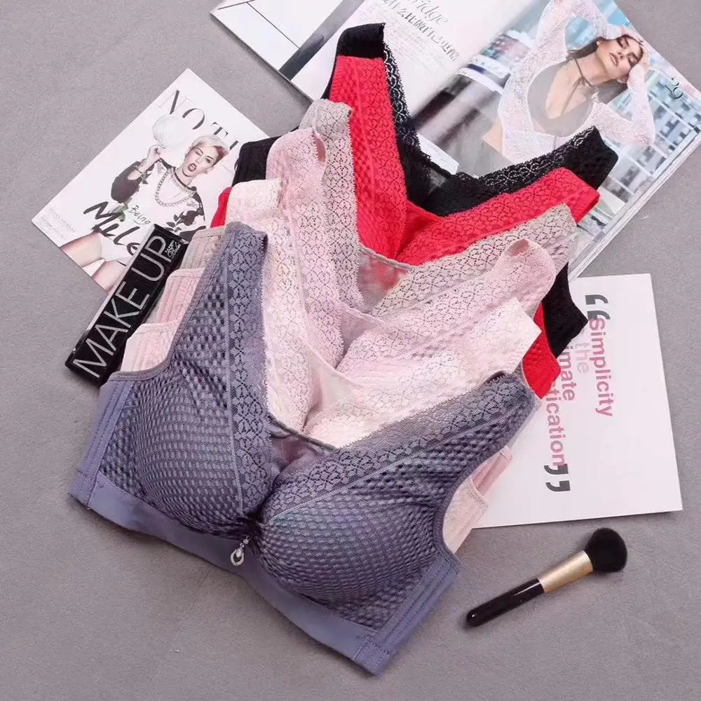 TLISYAO размера плюс бюстгальтер сексуальное нижнее белье для женщин закрытие