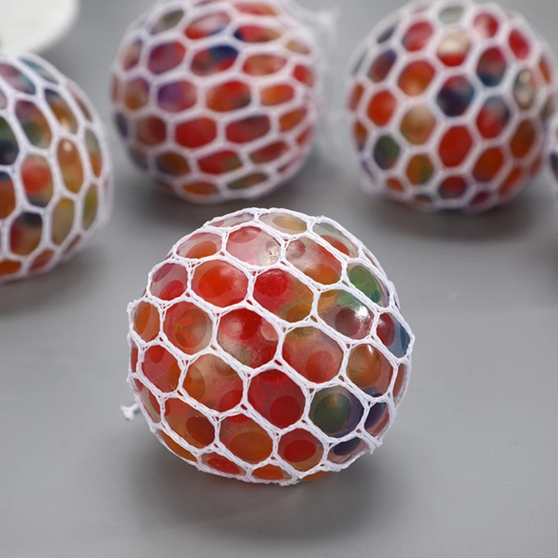

2021 New Grape Style Stress Ball Kneading Decompression Soft Squeeze Balls Squishy Stress Relief Balls Toys for Kids Children
