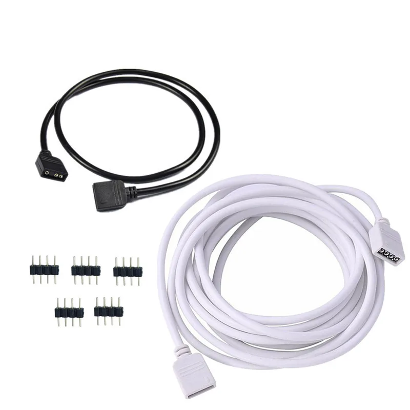 4 контактный удлинитель со светодиодной лентой 30 см 1 м 2 5 м|Соединители| |
