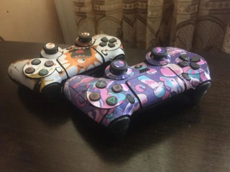 Защитная крышка-лягушка для PS4 контроллера для Playstation 4 Pro Slim Decal аксессуары 15 видов стилей