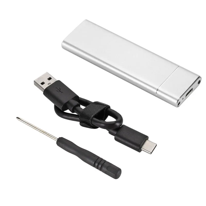 M.2NGFF SATA SSD к USB 3,1 Type-C Переносной жесткий диск, адаптер карты, внешний диск, чехол для m2 SATA SSD USB3.1 T8NF