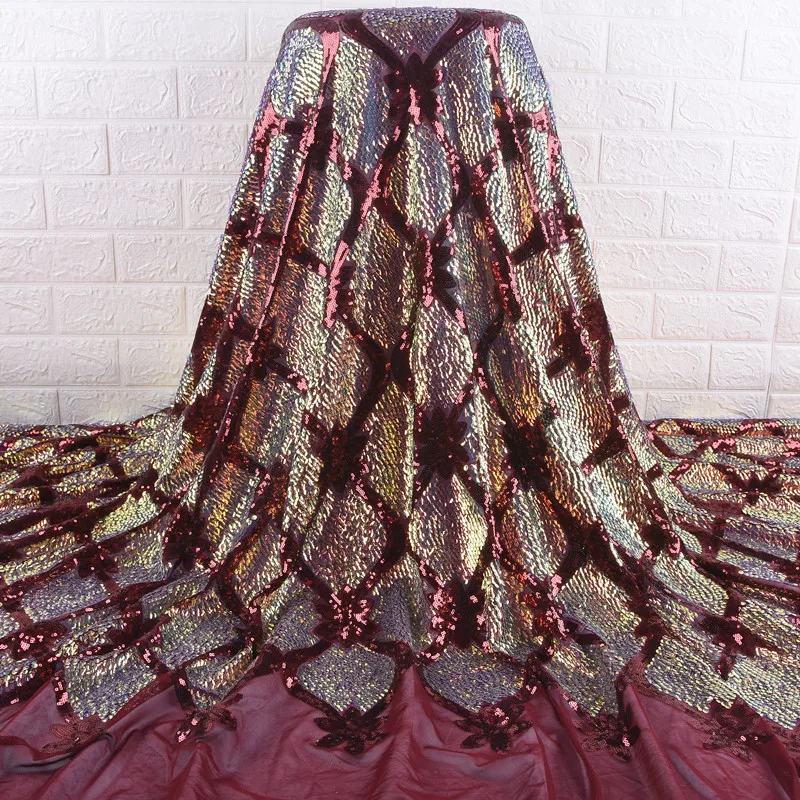 Высокое качество пайетки французский Тюль кружевная ткань Африканская мягкая с