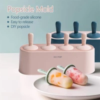 silicone ice cream pop maker mold popsicle reusable durable diy holders kitchen supplies storage box container homemade food kid