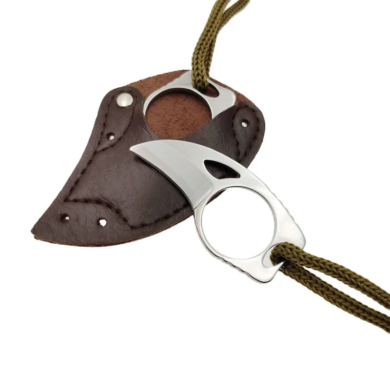 Swayboo интегрированный стальной Тактический Коготь медведя выживания керамбит с