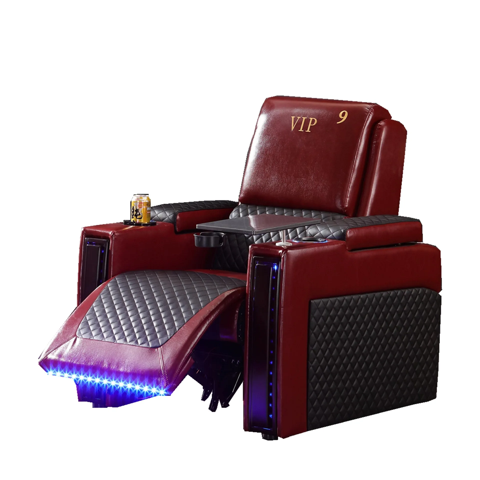

2020 leather sofa chair with led light