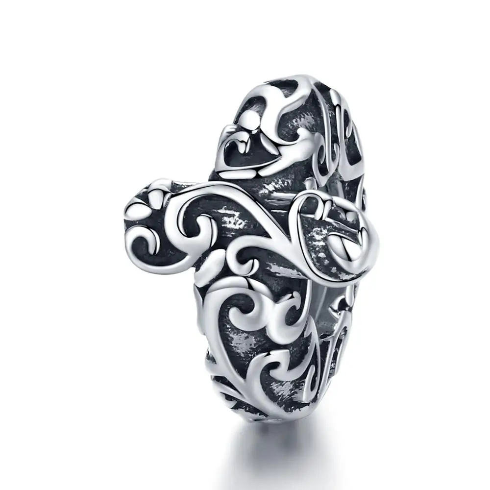 sn1326 INBEAUT Лидер продаж 925 пробы серебро Ловец снов подвеска Крыло ангела fit Pandora браслет Сердце Дерево цветение Королевский флаг бусины - Цвет: sn1326