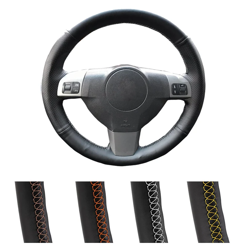 DIY заказной чехол рулевого колеса автомобиля для Opel Astra (H) 2004 2009 Zaflra (B) Signum 2005 Vectra (C)