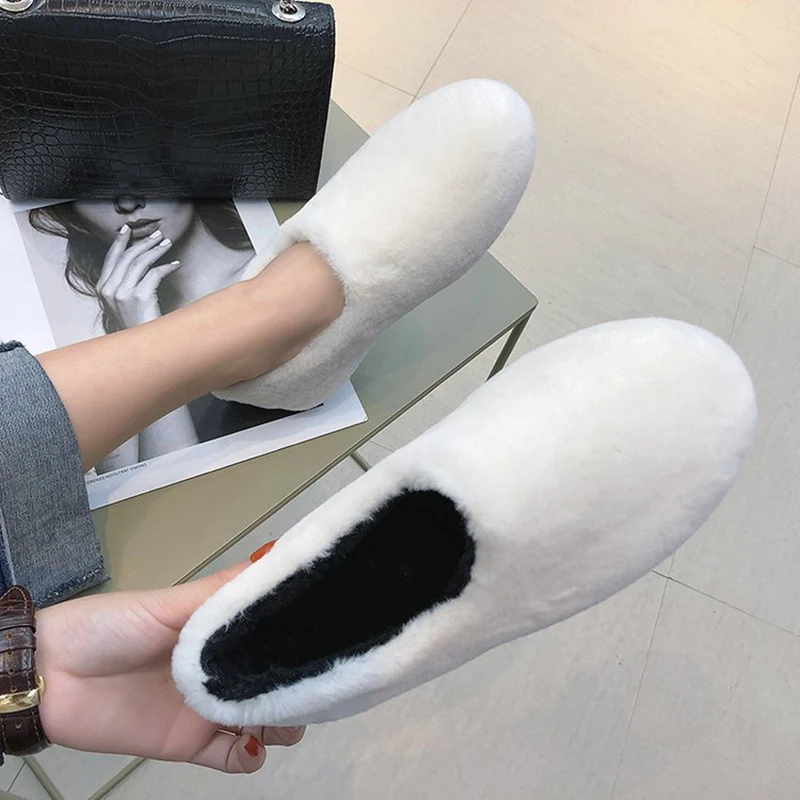 Со сплошным круглым носком балетки хлопчатобумажные туфли на плоской подошве