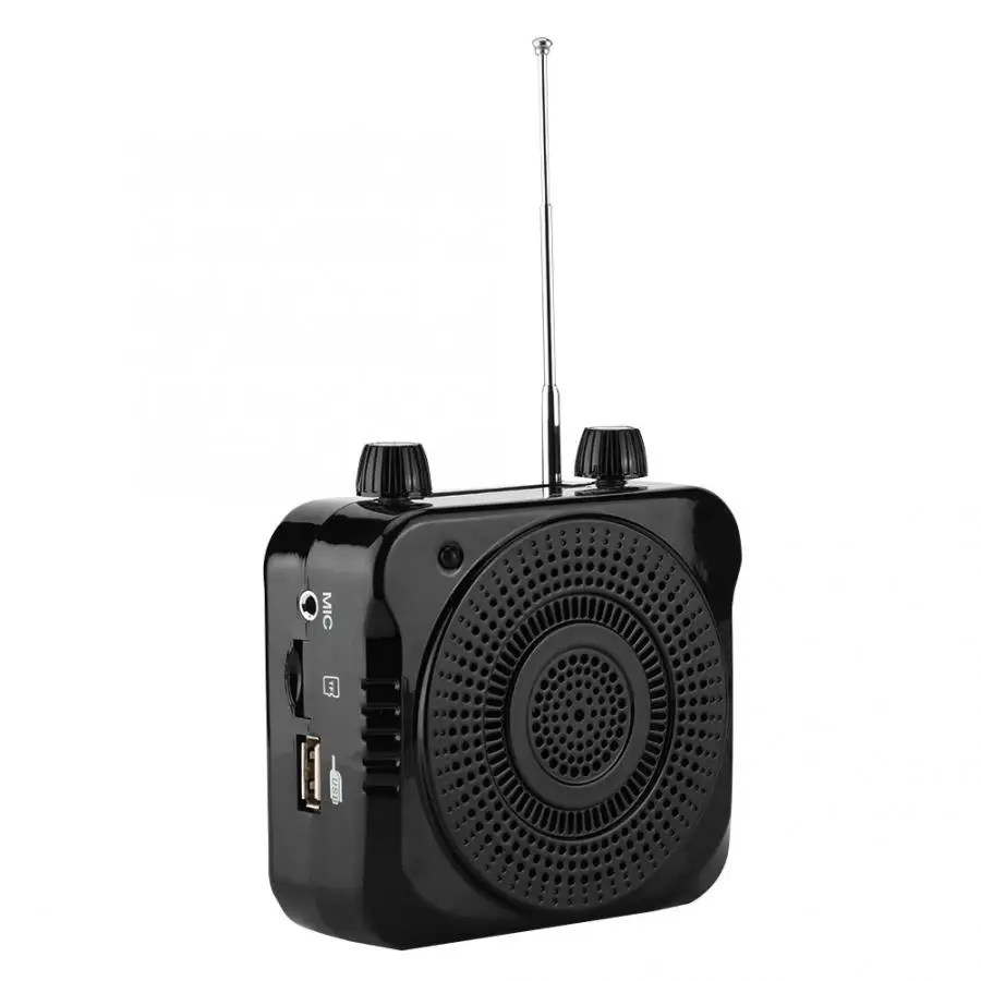 Megafono полиция мини мегафон портативный усилитель аудио беспроводное радио FM USB