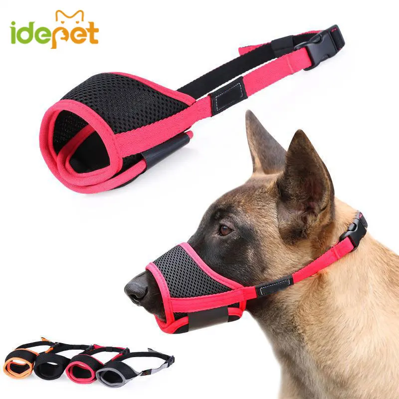 1Pcs Adjusting Pet Dogs Muzzle 6 Sizes Anti Barking Dog Cats Adjustable Pet Mouth Muzzles for Dogs Nylon Straps Accessories