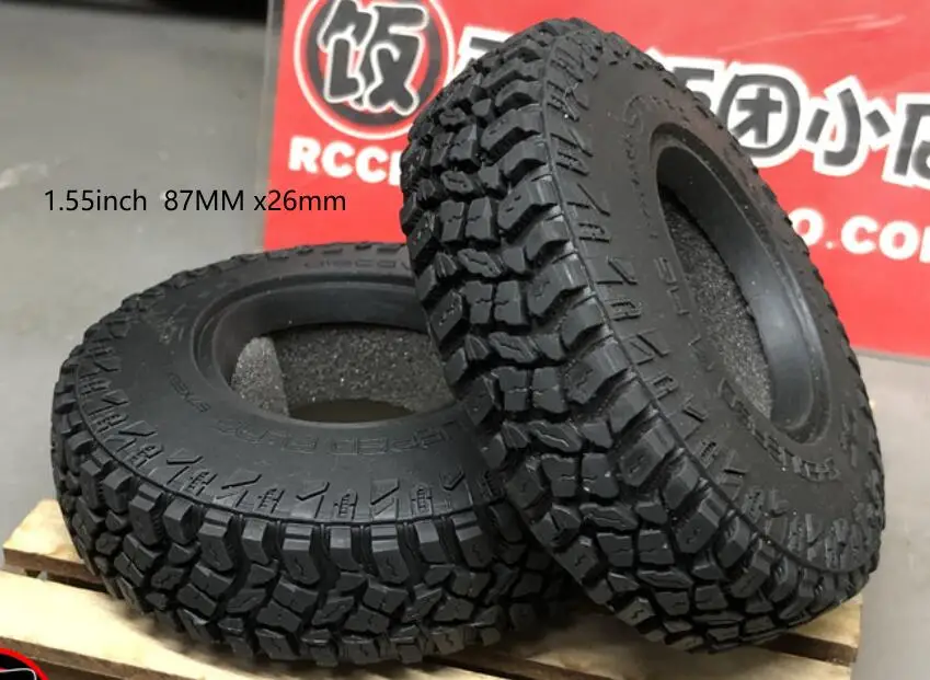 AA006 CC01 120 мм шины 2 шт 1," подходит для Tamiya CC01 RC88WD TF2 D110 SCX10 II ROCK CRALWER 1/10 RC D90 AX90046 AX90047 Cruiser/FJ40 Hulix hpi - Цвет: AA006 CC01