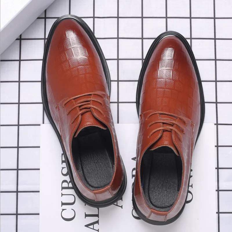 Мужские кожаные мокасины коричневые или черные повседневные туфли из дышащего