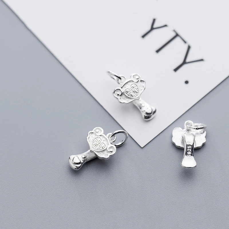 MEETSOFT ожерелье из серебра 100% пробы в ретро-стиле | Украшения и аксессуары