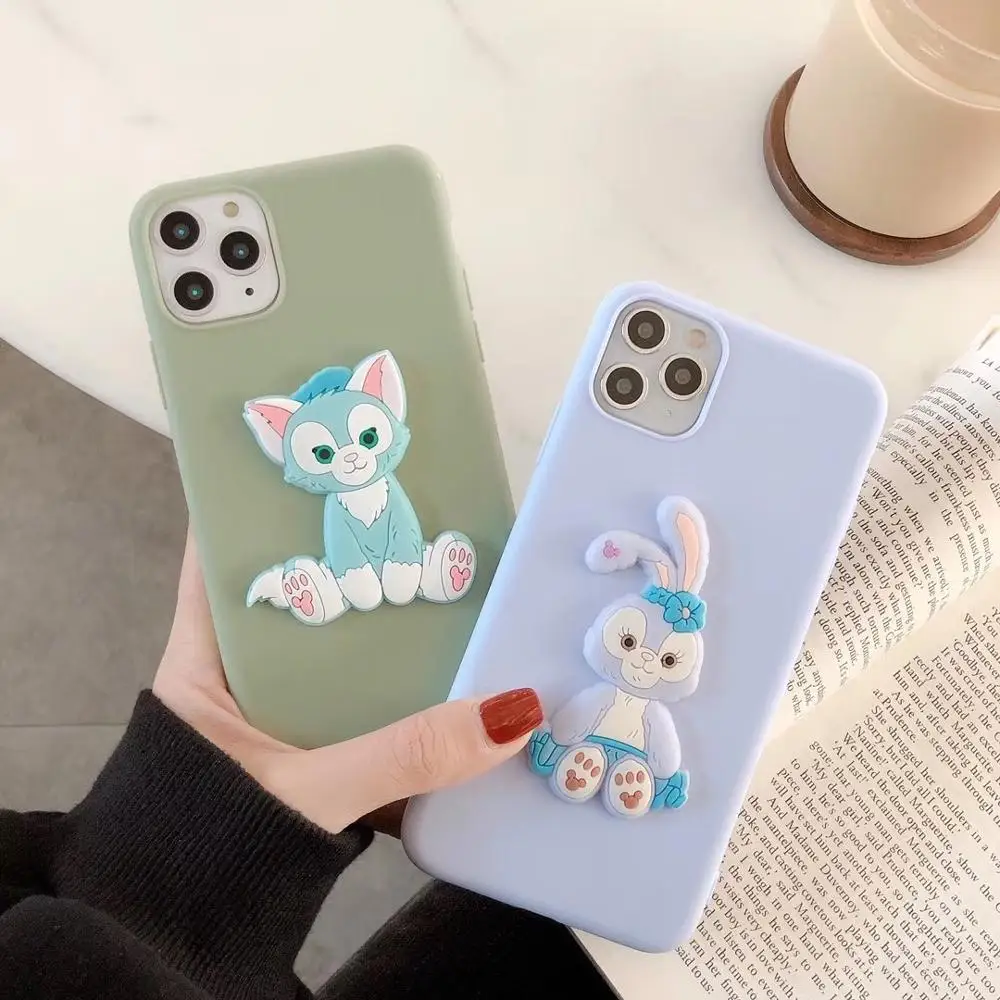 Японский 3D милый мягкий чехол для iphone 11MAX 11Pro MAX XS XR 8 plus для samsung S10