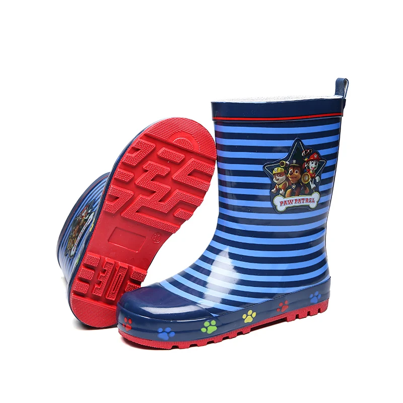 Детские Мультяшные ботинки Мэгги ходунки с собакой резиновая обувь для