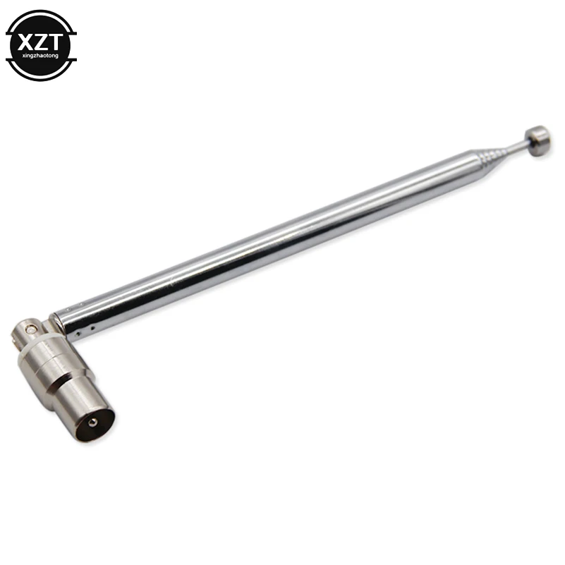 Телескопическая антенна DVB T 7 секций 15 дБи ТВ HD Радио DVD IEC штекер Разъем