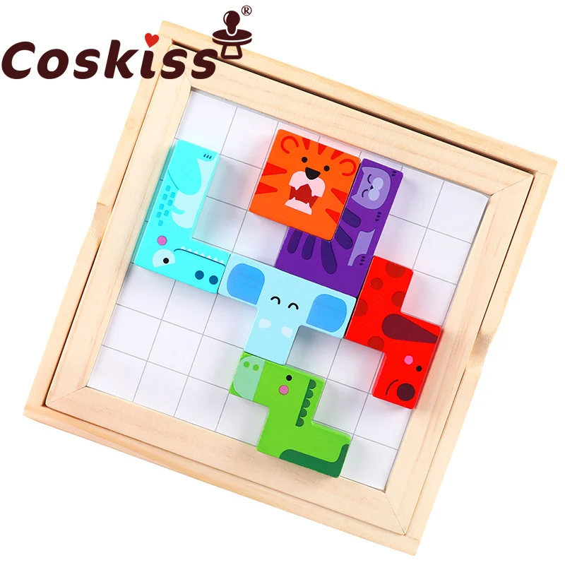 

Coskiss New Baby Products Pure Handmade Cotton Weaving Creative Baby Beech Wood Ring Biting Teeth Hand-Operated Toys