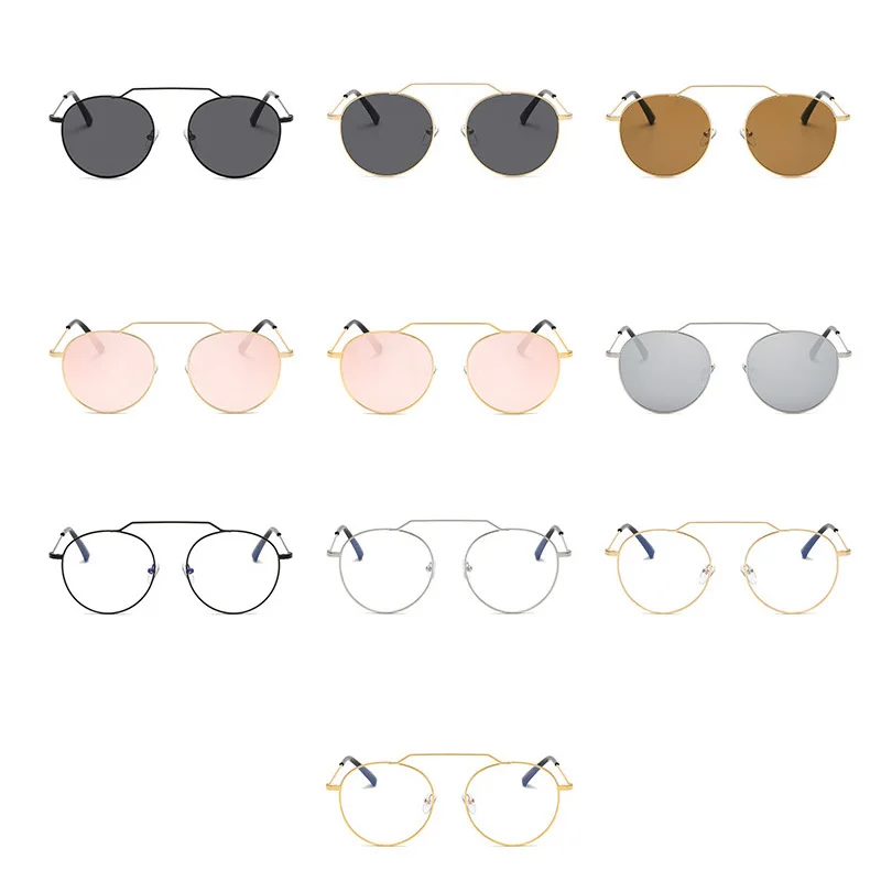 

Metal Round Frame Trendy Fashion Sunglasses Women Luxury Womens Designer Gg Lady Sun Glasses Wholesale