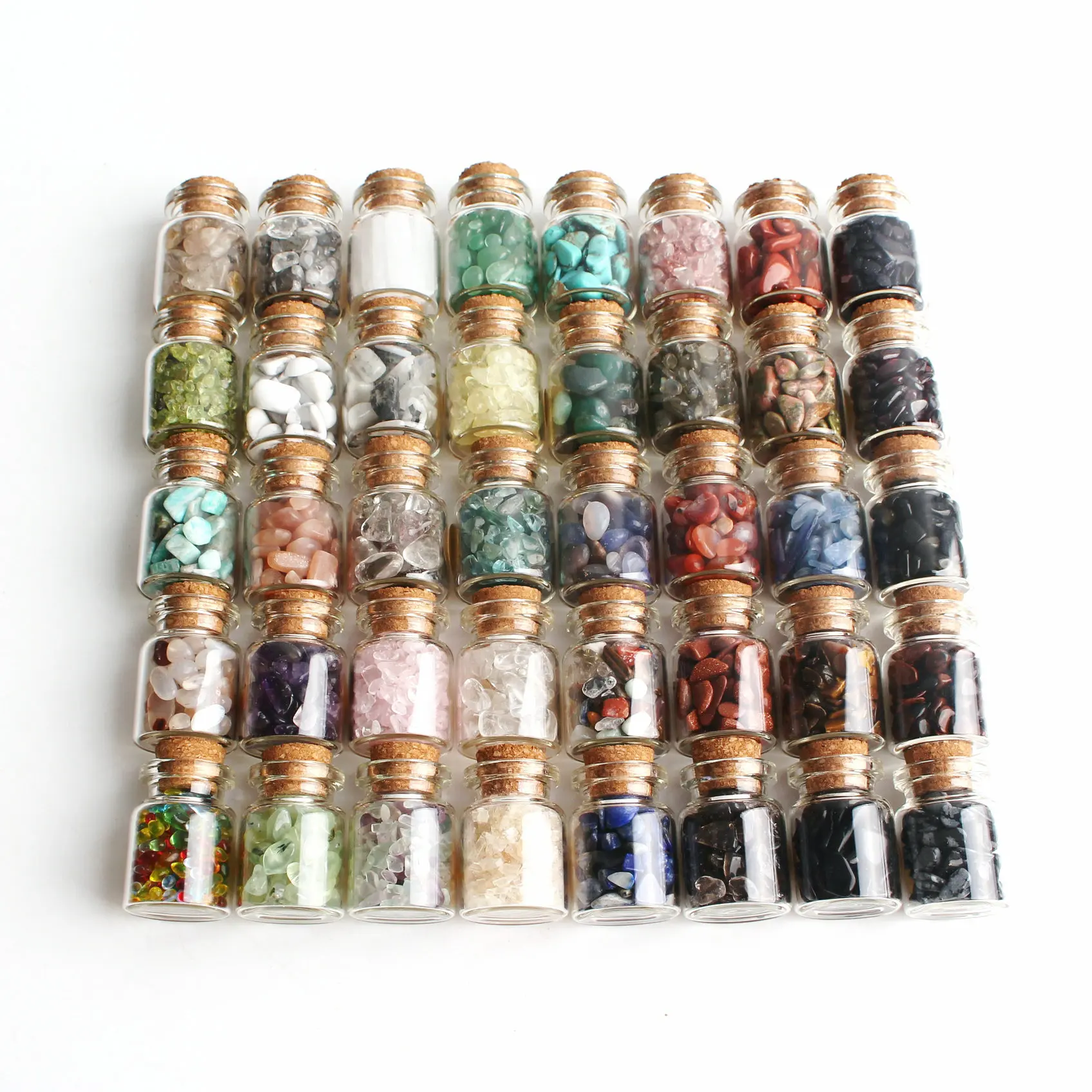 1 шт. стеклянная бутылка из натурального камня|Камни| |