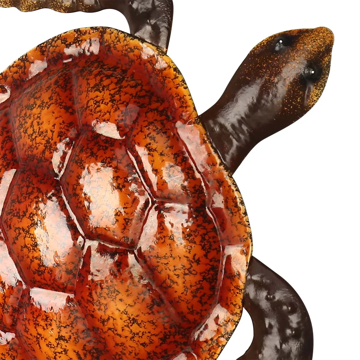 Цветной Настенный декор в виде черепахи из утюга украшение для дома спальни на