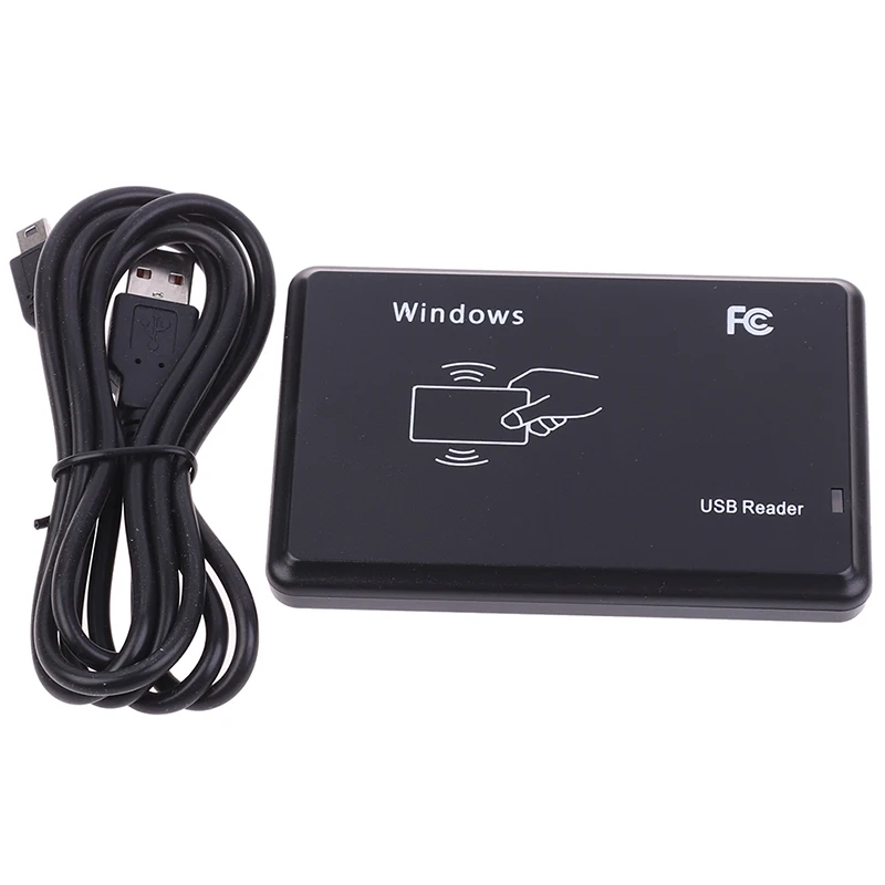 RFID считыватель с USB портом EM4100 TK4100 125 кГц|Считыватели контрольных карт| |