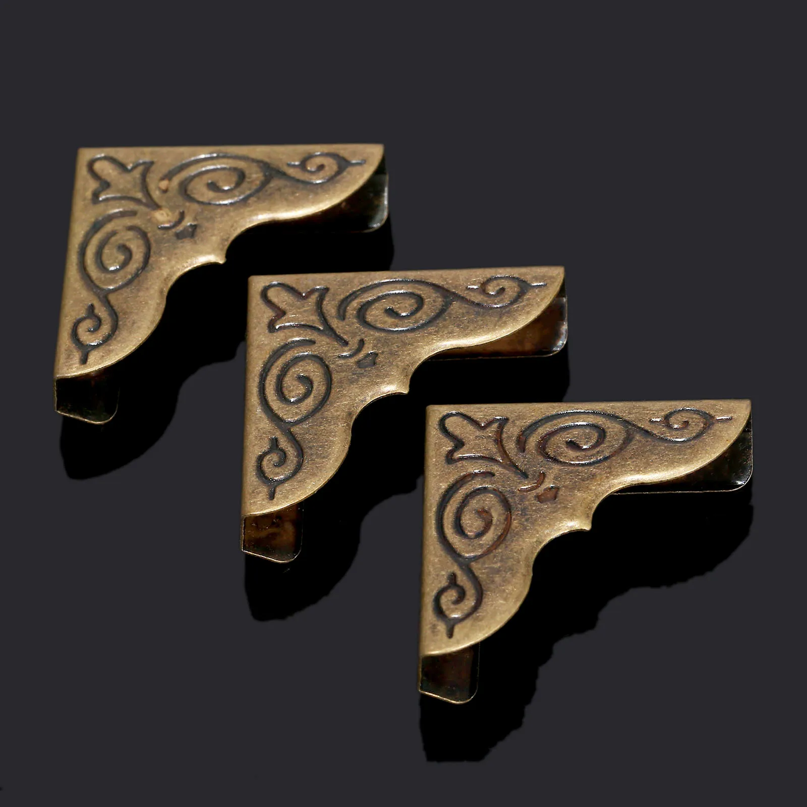 24 шт. античный металлический защитный уголок для книг альбомов скрапбукинга