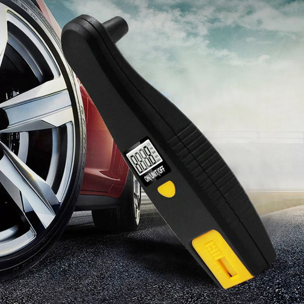 2 в 1 Автомобильный цифровой ЖК дисплей TPMS монитор давления шинах датчик резьбы