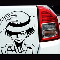 new monkey d luffy auto stickers on the car vinyl decal sticker for cars acessories decoration