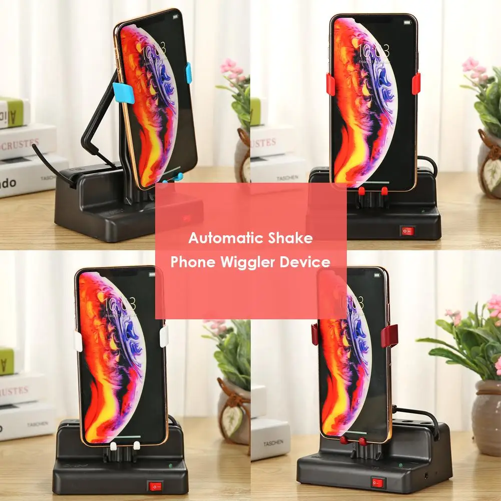 automatic usb phone shaker wiggler stand non magnetic mobile pedometer swinger 5000 15000 stepshour brush steppers accessories free global shipping