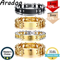 aradoo magnetic bracelet stainless steel bracelet mens bracelet metal bracelet clasp bracelet for bracelet holiday gift