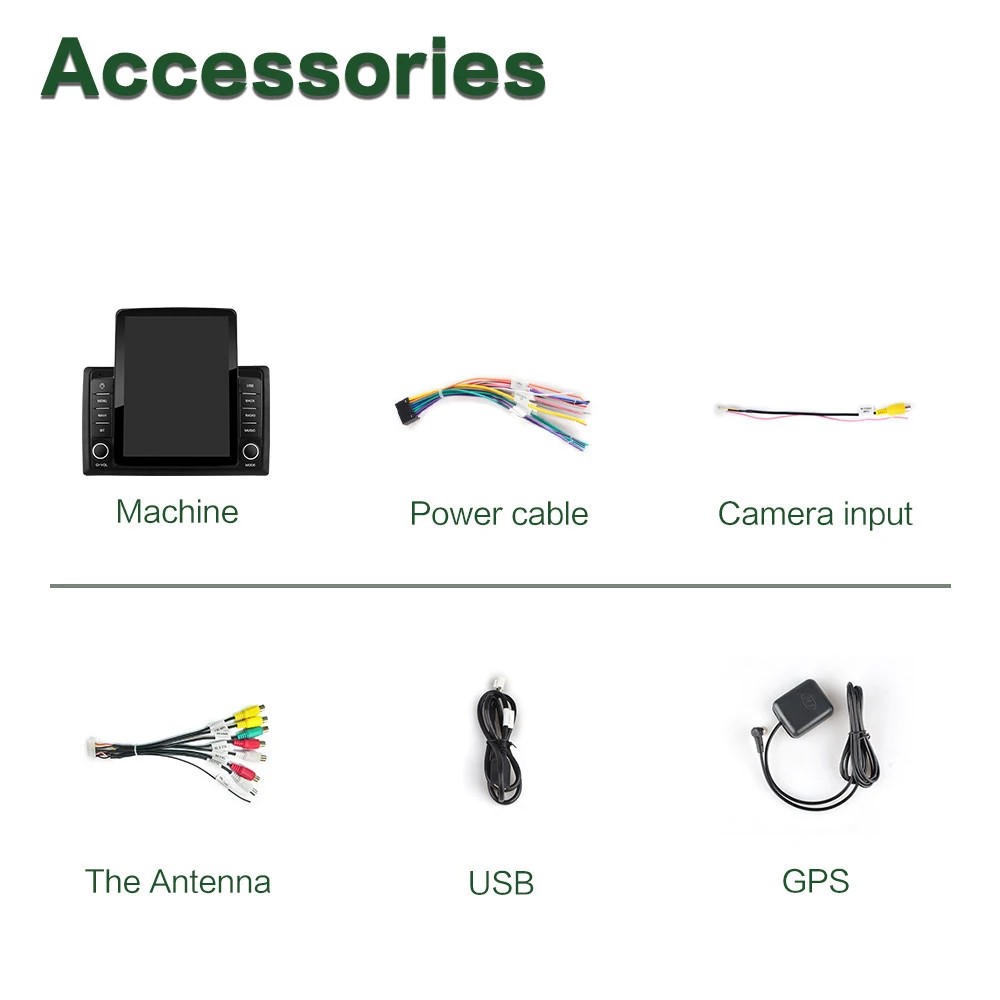 Автомагнитола 2 din мультимедийный видеоплеер с GPS-навигацией 8 ГБ + 128 Гб Android 10 для