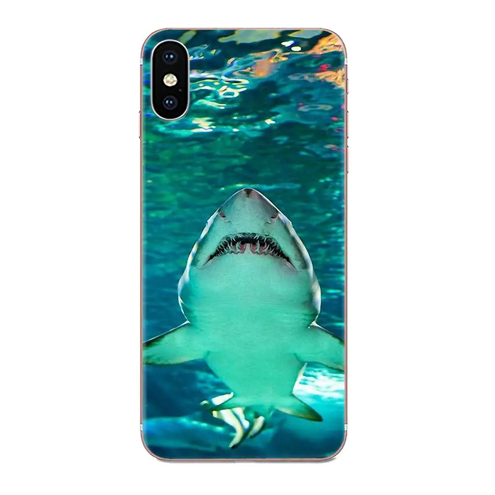Мягкий Силиконовый ТПУ Прозрачный чехол для сотового телефона КИТ акулы Рыба Xiaomi